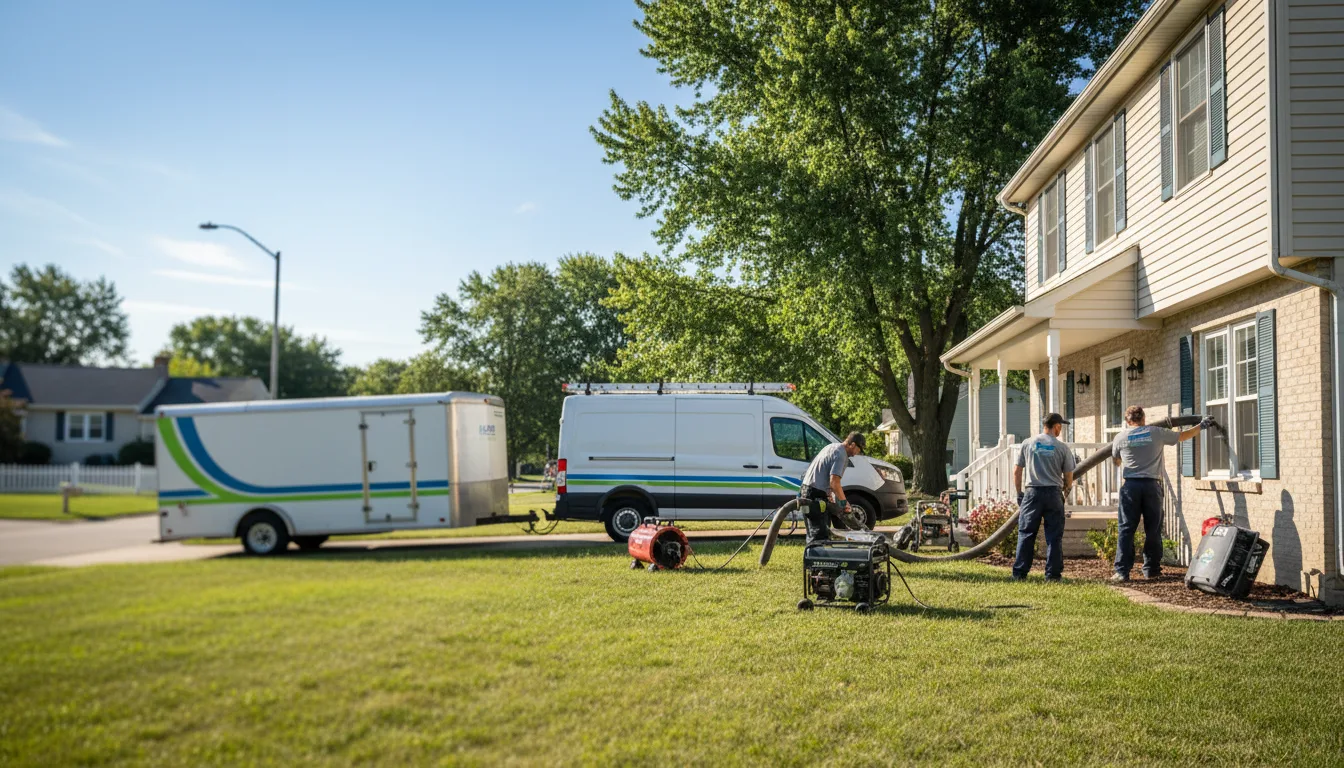 Flooded Basement Restoration And Cleanup With Repair in Guilford, MO near me